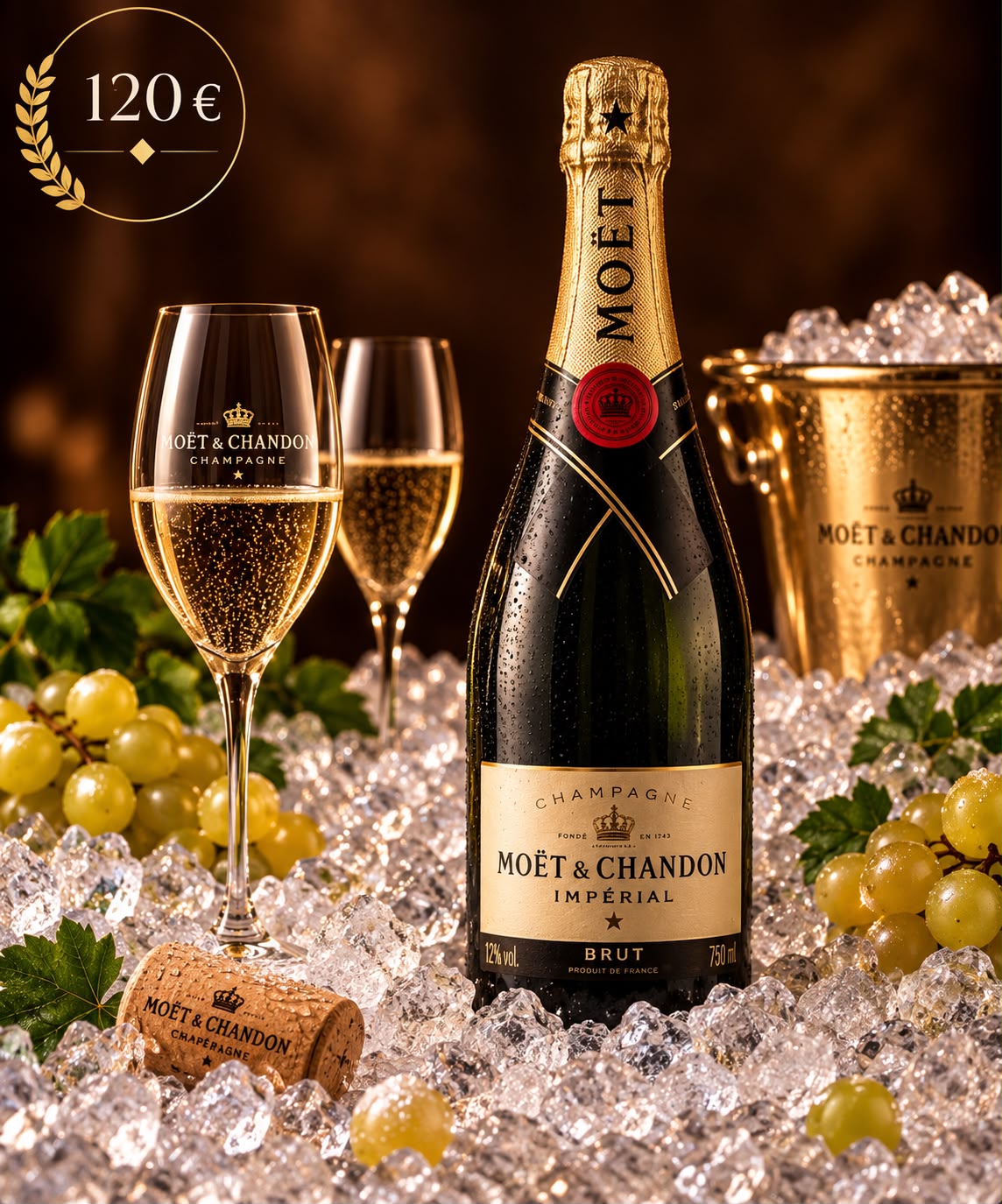 Moët & Chandon Impérial Brut – Champagner, 120 € pro Flasche