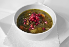 Granatapfelsuppe | Libanesische Küche | Berlin Mitte | Qadmous