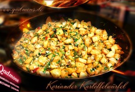 Koriander Kartoffelwürfel | Libanesische Küche | Restaurant Berlin Mitte