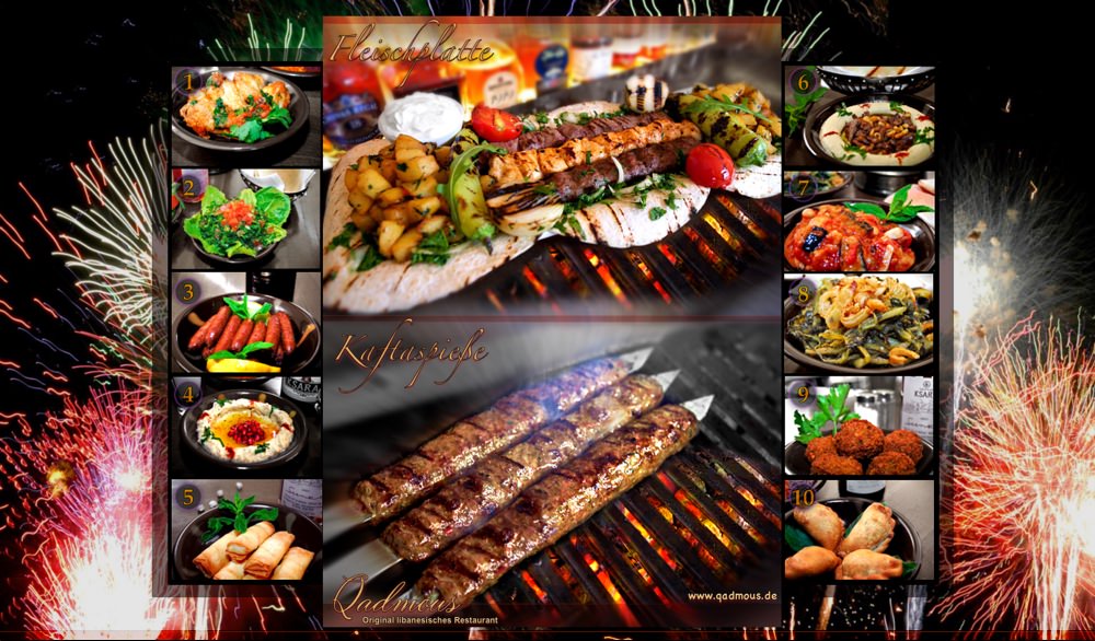 Ein frohes neues Jahr 2018 und viel Gesundheit wünscht Ihnen das gesamte Team vom original libanesischen Restaurant Qadmous in Berlin Mitte - Prenzlauer Berg Silvester Libanesisches Restaurant Berlin Mitte | 2017 - 2018 | Qadmous