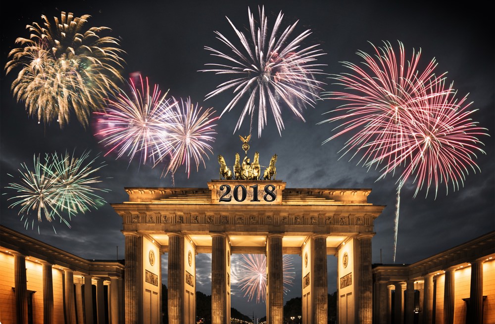 Ein frohes neues Jahr 2018 und viel Gesundheit wünscht Ihnen das gesamte Team vom original libanesischen Restaurant Qadmous in Berlin Mitte - Prenzlauer Berg Silvester Restaurant Berlin Brandenburger Tor | 2017 - 2018 | Qadmous